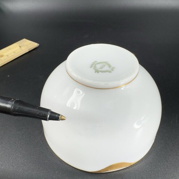 ROYAL OEG Austria VERAGOLD Gold Ivory Fine Porcelain Teacup And Saucer Set VTG - Picture 7 of 14